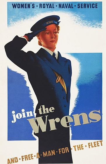 Рекрутинговый плакат WRNS. 