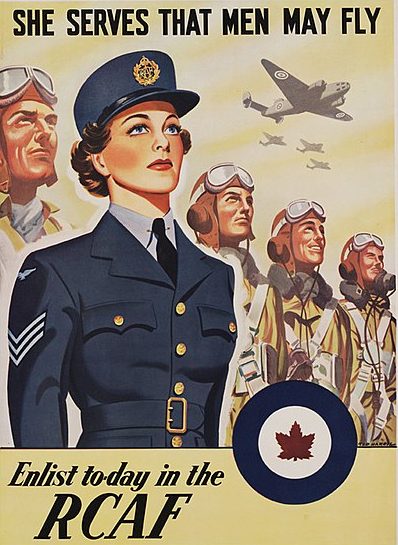 Рекрутинговый плакат RCAF.