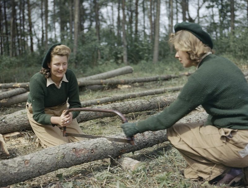 Женщины лесного корпуса WLA.