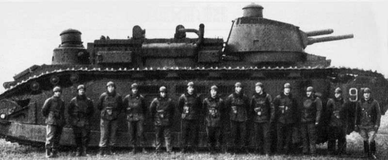 Французский сверхтяжелый танк-гигант Char 2C «Нормандия». 1939 г.