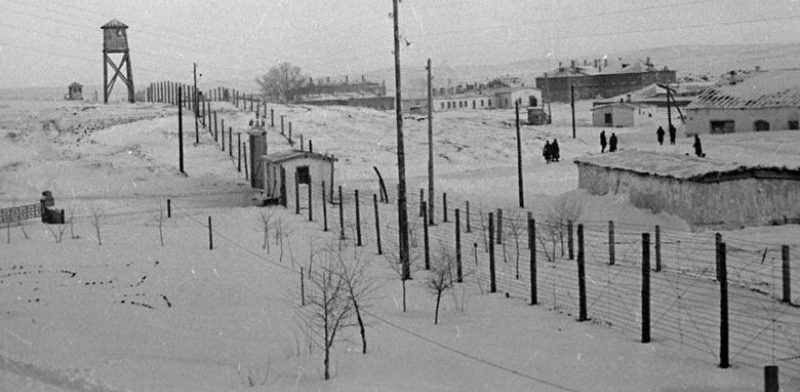 Лагерь для военнопленных. 1941 г.