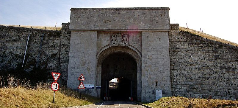 Главный вход в форт.