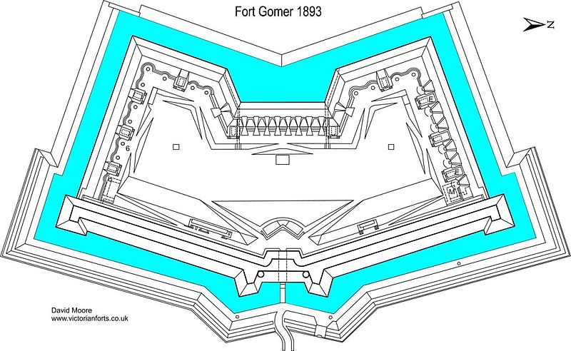 План форта «Gomer». 
