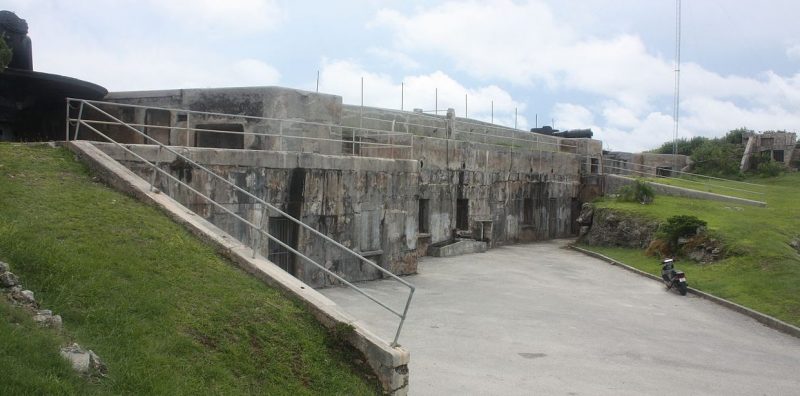 Крепостные стены форта «Святого Давида».
