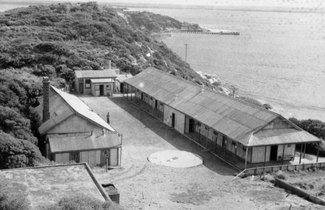 Казармы форта «Pearce» в 1946 году. 