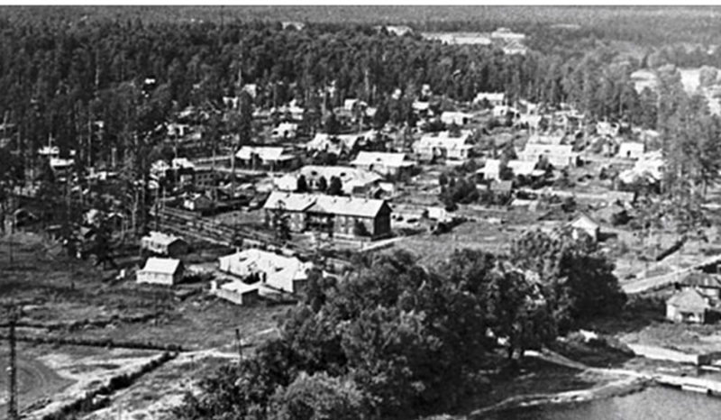 Поселок Саров в 1940 годах, на месте которого построили Арзамас -16.