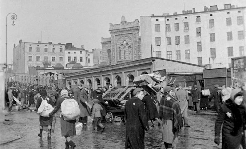 Депортация евреев из Лодзинского гетто. Март 1940 г.