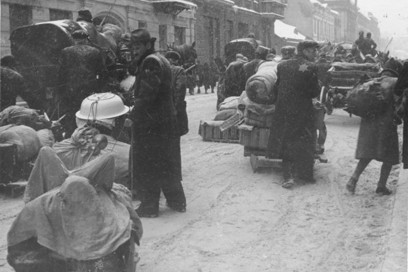 Депортация евреев из Лодзинского гетто. Март 1940 г.