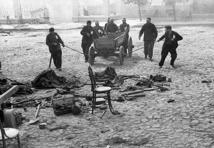 Могилевские евреи на принудительных работах. Июль 1941 г.