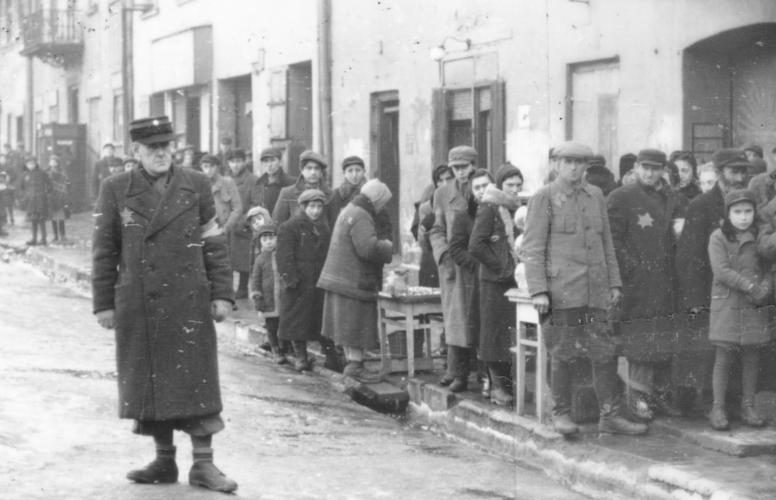Лодзинское гетто. 1941 г. 