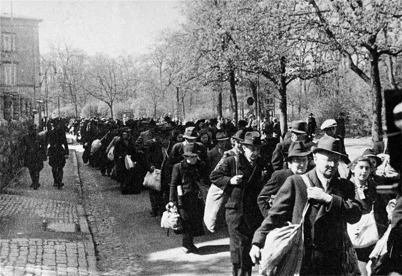 Депортация евреев из Вюрцбурга. Апрель 1942 г.