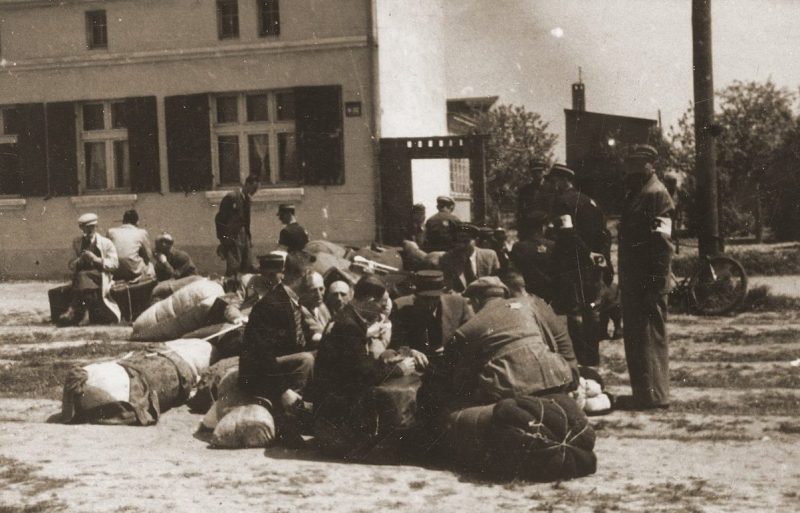 Депортация евреев из Лодзинского гетто. Апрель 1942 г.