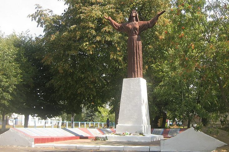 п. Виньковцы. Памятник, установленный в честь воинов-земляков.