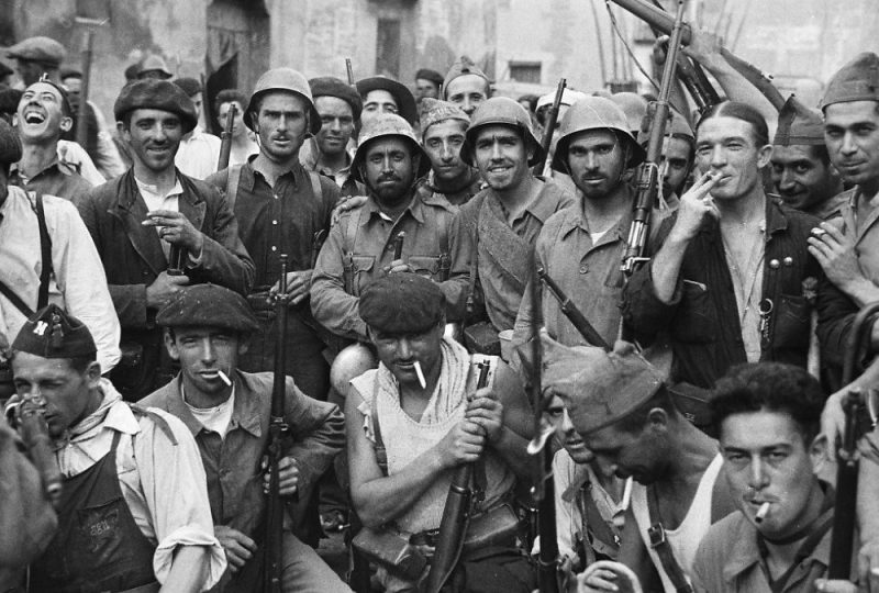 Республиканское ополчение в Граньене. 12 сентября 1936 г.
