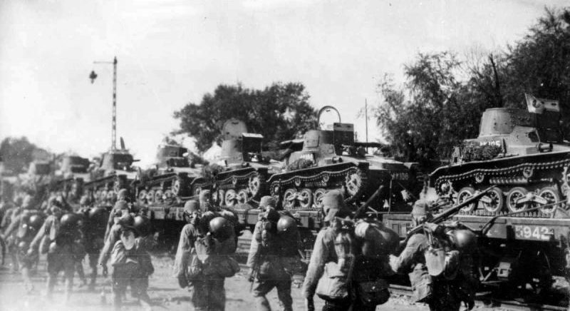 Японские войска в Тяньцзине. Ноябрь 1937 г. 