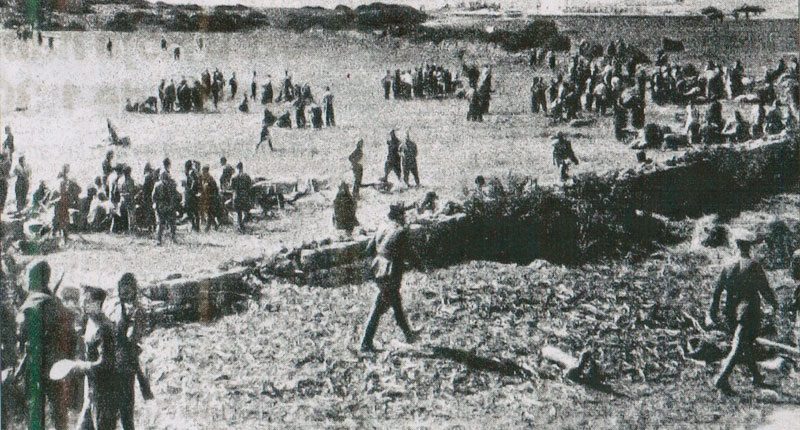 Республиканские солдаты в Пунта-д'Амер. 1936 г. 