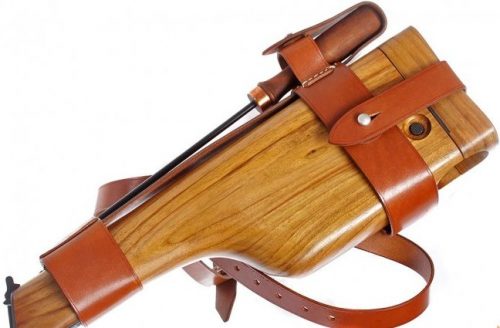 Деревянная кобура-приклад (колодка) для пистолета Маузер С-96.