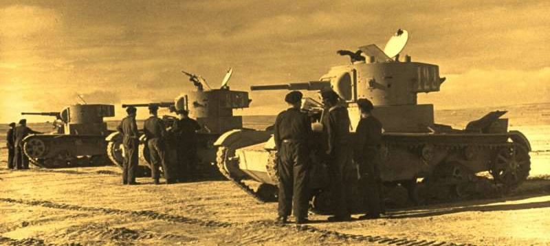 Советские танки и танкисты в Испании. 1936 г.