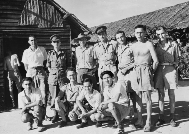 Австралийские военнопленные, освобожденные из тюрьмы Чанги в Сингапуре. Сентябрь 1945 г. 