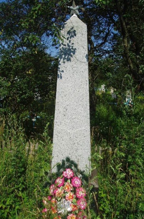 с. Лисинцы Староконстантиновского р-на. Братская могила неизвестных солдат, погибших в боях за село.