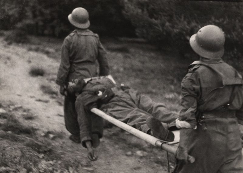 Республиканские солдаты на перевале Навасеррада. 1937 г.
