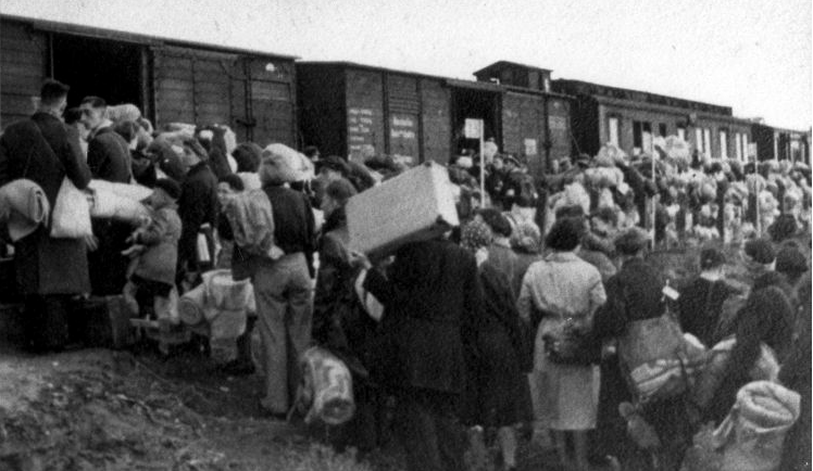 Депортации из лагеря Вестерборк. Нидерланды, 1943 г.
