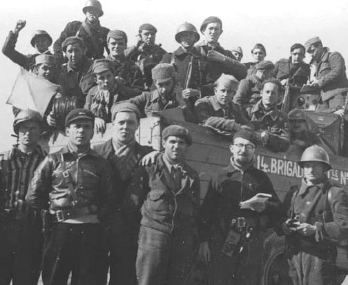 Бойцы 14-й интернациональной бригады Народной армии. 1937 г. 