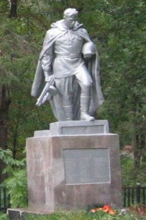 с. Черная Чемеровецкого р-на. Памятник, установленный на братской могиле советских воинов.