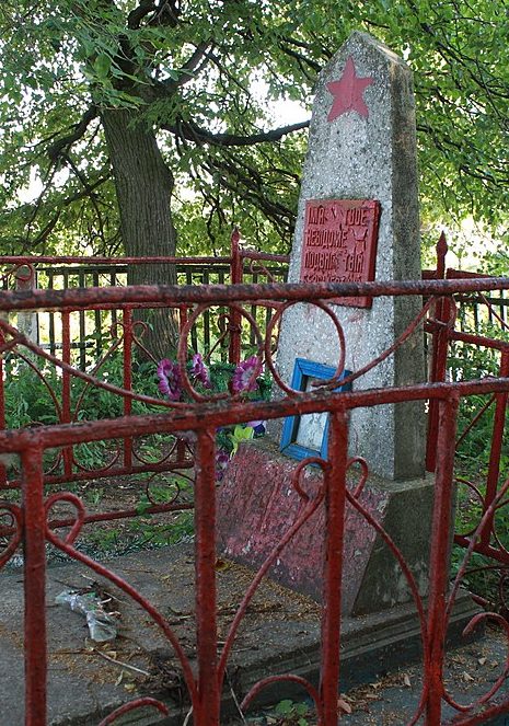 с. Гавриловка Теофипольского р-на. Братская могила советских воинов на кладбище.