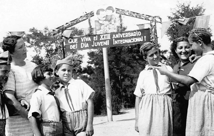 Испанские дети в санатории под Одессой. 1937 г.
