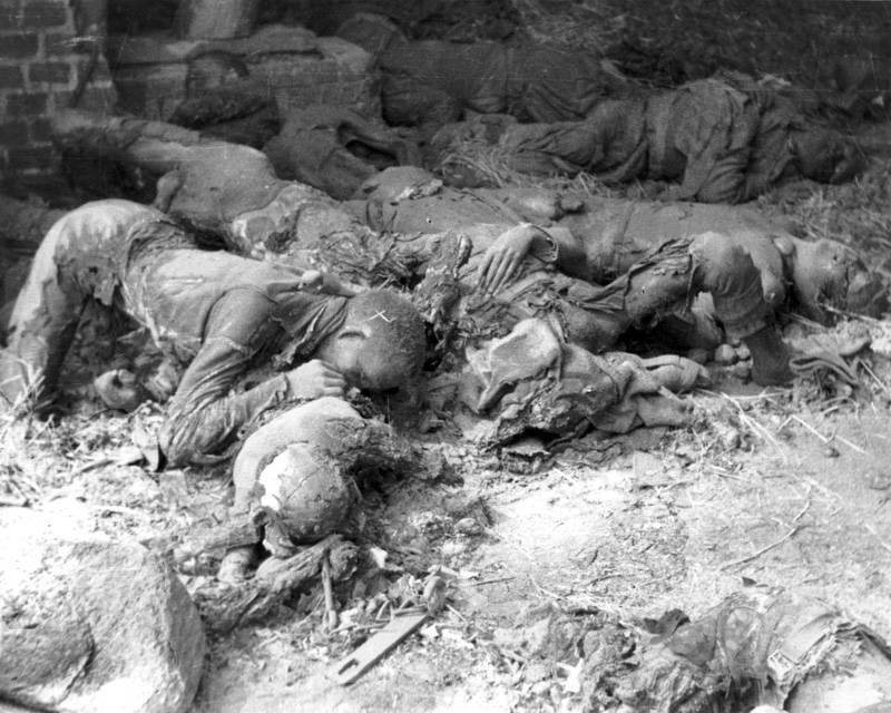 Резня евреев в Гарделегене. Март 1945 г. 