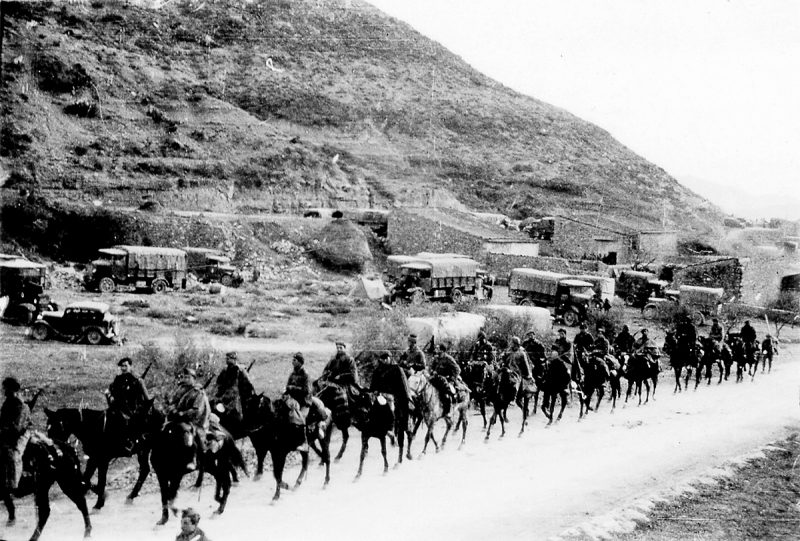 Испанская кавалерия. Соливелла, январь 1939 г.