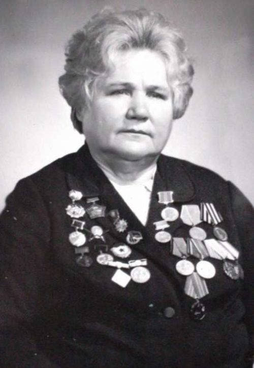 Мария Ивановна Лагунова на пенсии.