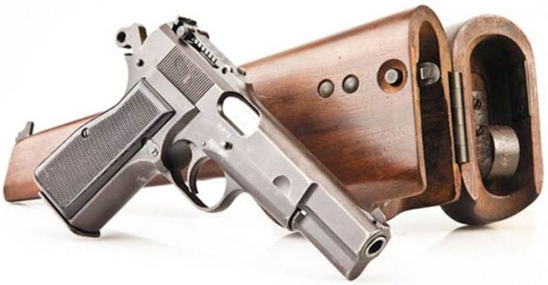 Деревянная кобура-приклад к пистолету Browning «High Power» 1935.