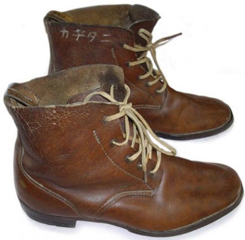 Кожаные ботинки пехотинца из комплекта униформы Туре 5 образца 1930 г.