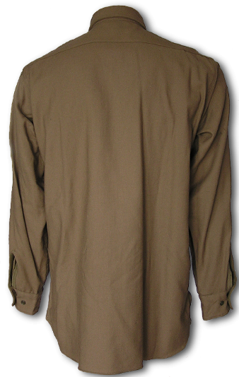 Оливково-серая фланелевая рубашка М44. 