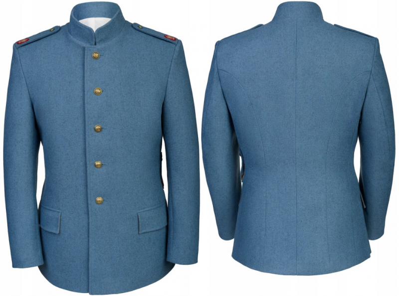 Синяя униформа образца 1935 года, выдаваемая французами польской армии в 1940 году.