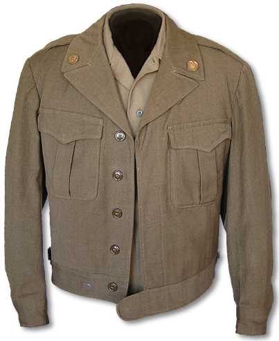 Различные модели полевой куртки М44 из шерсти оливково-серого цвета. 