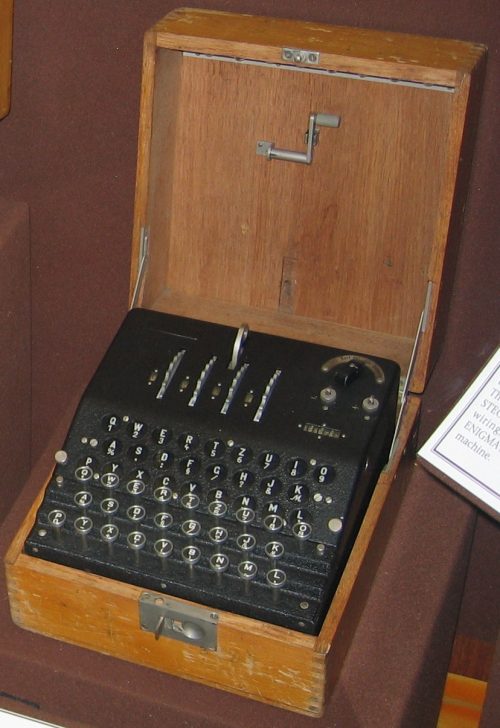Трехроторная Enigma без коммутационной панели.