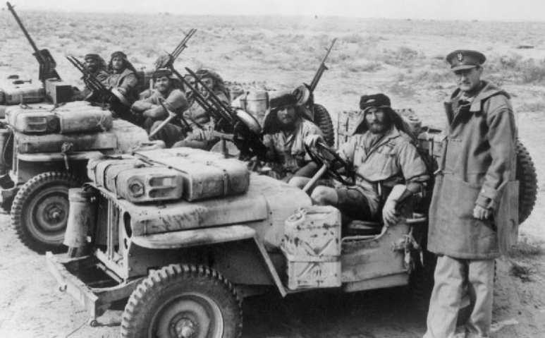 Патрульные джипы SAS в Северной Африке.1943 г.