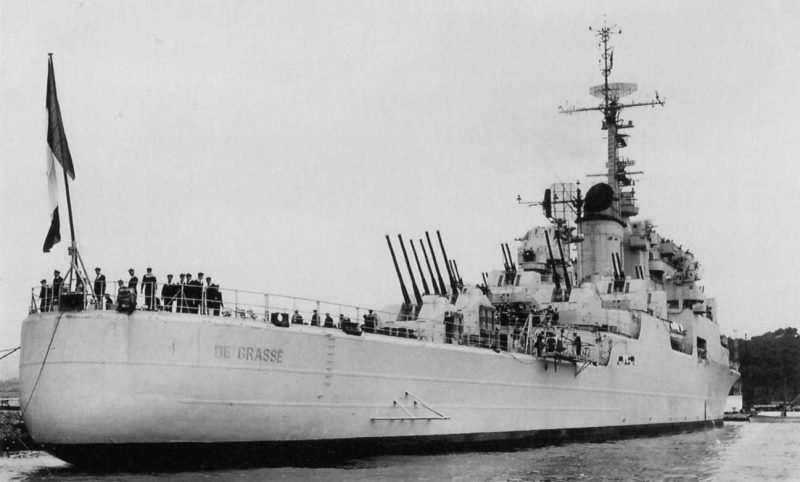 Крейсер «De Grasse» вскоре после завершения в 1956 г.