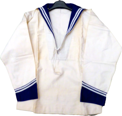 Белая летняя хлопковая униформа матросов.