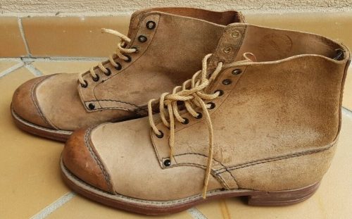 Коричневые кожаные ботинки М1912.