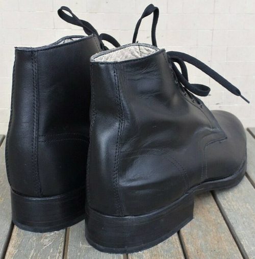 Черные кожаные ботинки М1928.