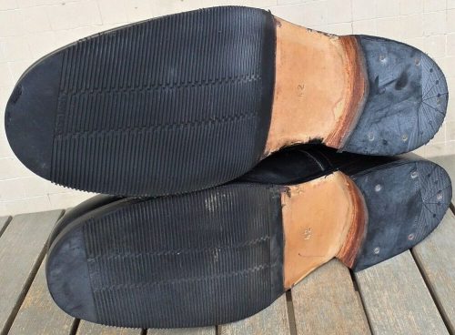 Черные кожаные ботинки М1928.