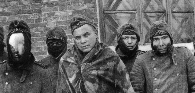 Военнопленные немцы в Подмосковье. Ноябрь 1941 г. 