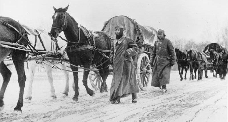 Зимние дороги. 1941 г. 