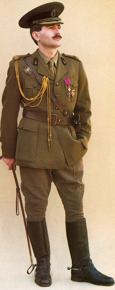 Униформа кавалерийского офицера. 