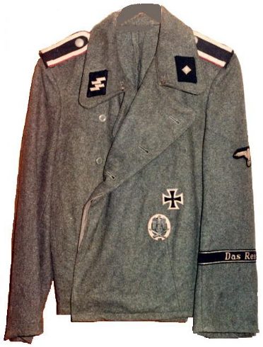 Куртки танкистов и солдат штурмовых орудий Waffen-SS.