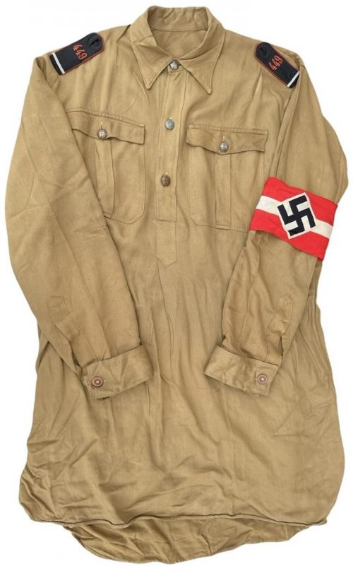 Комплект униформы рядового члена Гитлерюгенда.